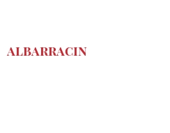 Fromages du monde - Albarracin