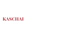 Fromages du monde - Kaschai