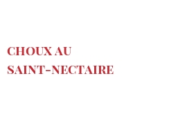 Rezept Choux au Saint-Nectaire