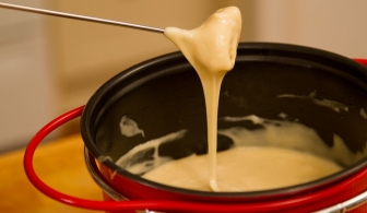 レシピ Cantal en fondue 