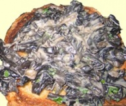 菜谱 Croute aux champignons à la Valaisanne - au Bagnes