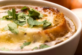 Recette Brocciu Corse en Soupe à l'oignon