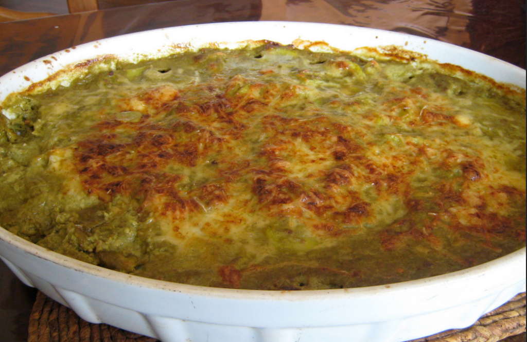 Gratin de poireaux à la Mornay - au Comté