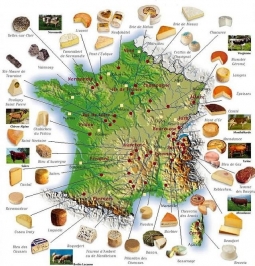 Cheese and UNESCO French cheeses procure a strong identity and continuity 