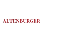 Fromages du monde - Altenburger
