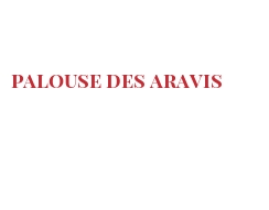 Fromages du monde - Palouse des Aravis