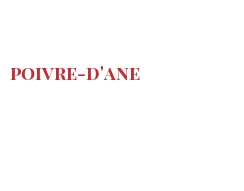 Fromages du monde - Poivre-d'Ane