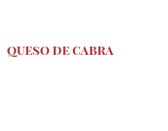 Fromages du monde - Queso de cabra