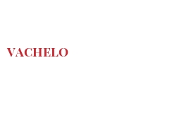Cheeses of the world - Vachelo