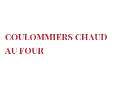 Receita Coulommiers chaud au four