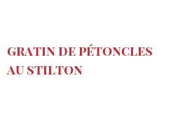 रेसिपी Gratin de pétoncles au Stilton