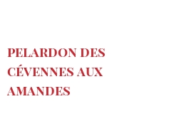 الوصفة Pelardon des Cévennes aux amandes