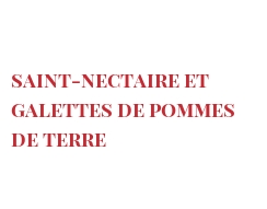 الوصفة Saint-Nectaire et galettes de pommes de terre