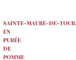Рецепты Sainte-Maure-de-Touraine en purée de pomme de terre