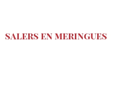 الوصفة Salers en meringues
