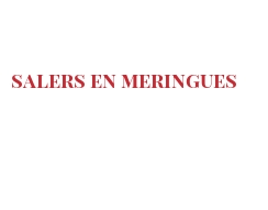 Recette Salers en meringues