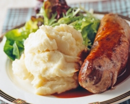 Rezept Pont l'Eveque et andouille de Vire sur purée de pomme de terre