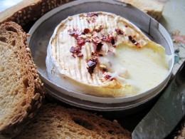 Receta Camembert en fondue Normande