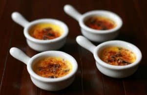 Recette Saint Nectaire et marrons en crème brulée