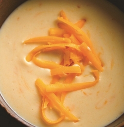 Recette Crème au vieux Cheddar fermier