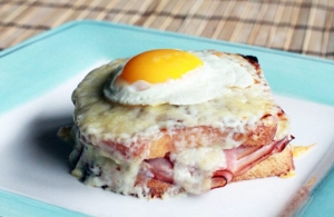 الوصفة Crottin de Chavignol en Croque Madame