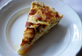 Receta Epoisses et jambon braisé en tarte