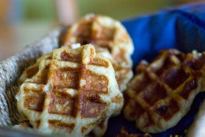 Receita Gaufre au Stinking Bishop