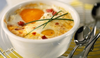 Recette Oeufs en cocotte Orsi au Comté