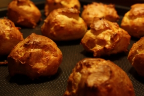 Recept Bleu de Sassenage en profiteroles