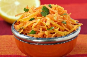 Receta Salade mimolette et carottes