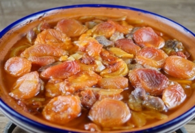 الوصفة Bleu d'Auvergne sur tajine de lapin et safran