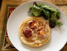 Recipe Rocamadour et poires en tarte sucré-salé