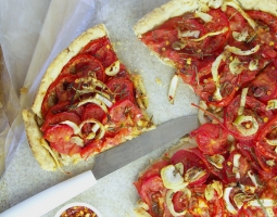 Ricetta  Banon sur quiche tomates-olives