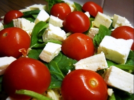 Рецепты Salade de tomates à la Feta