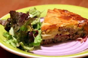 Recipe Tourte pascale au Parmesan râpé