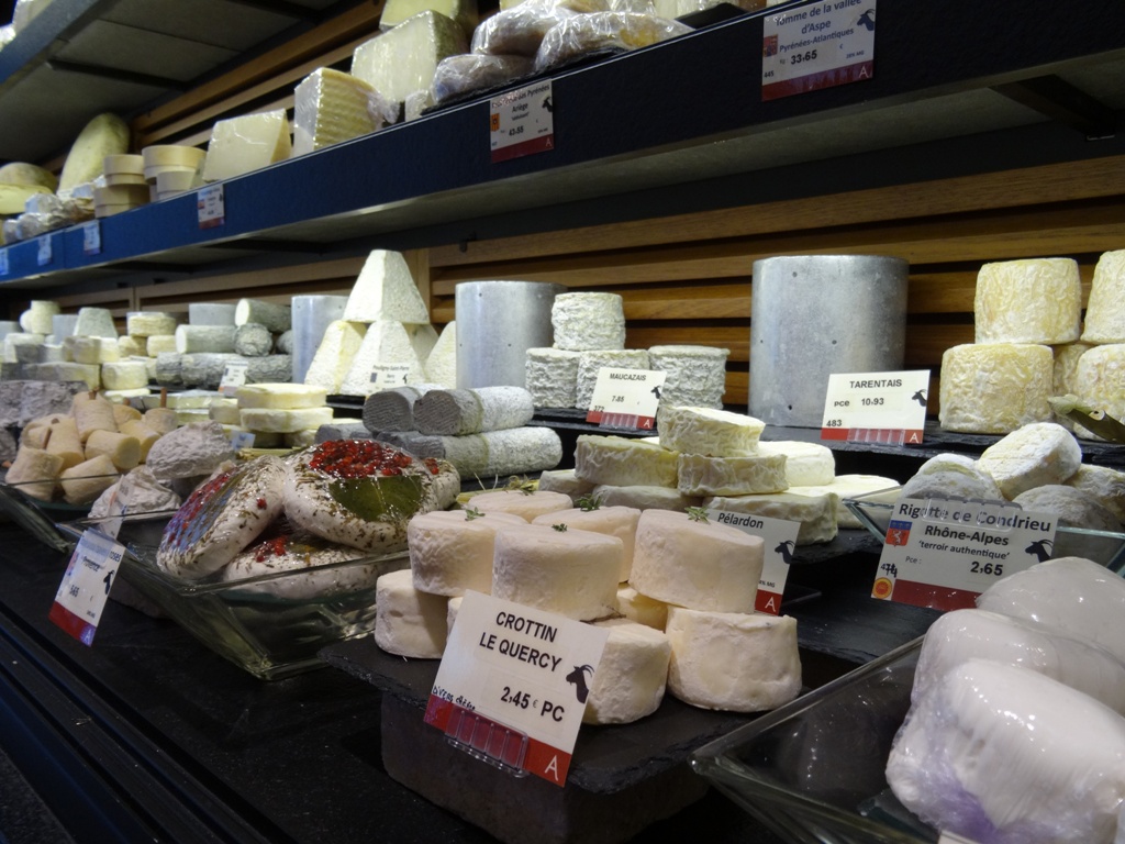 Le plateau de fromage de chèvre