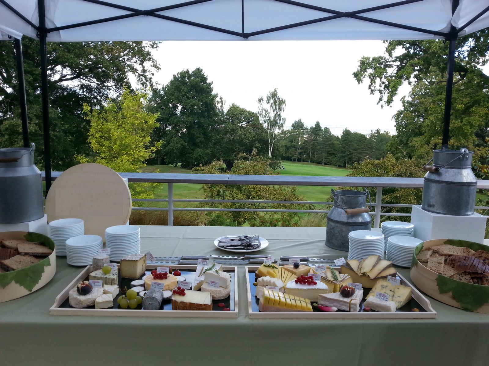 Buffet en extérieur 