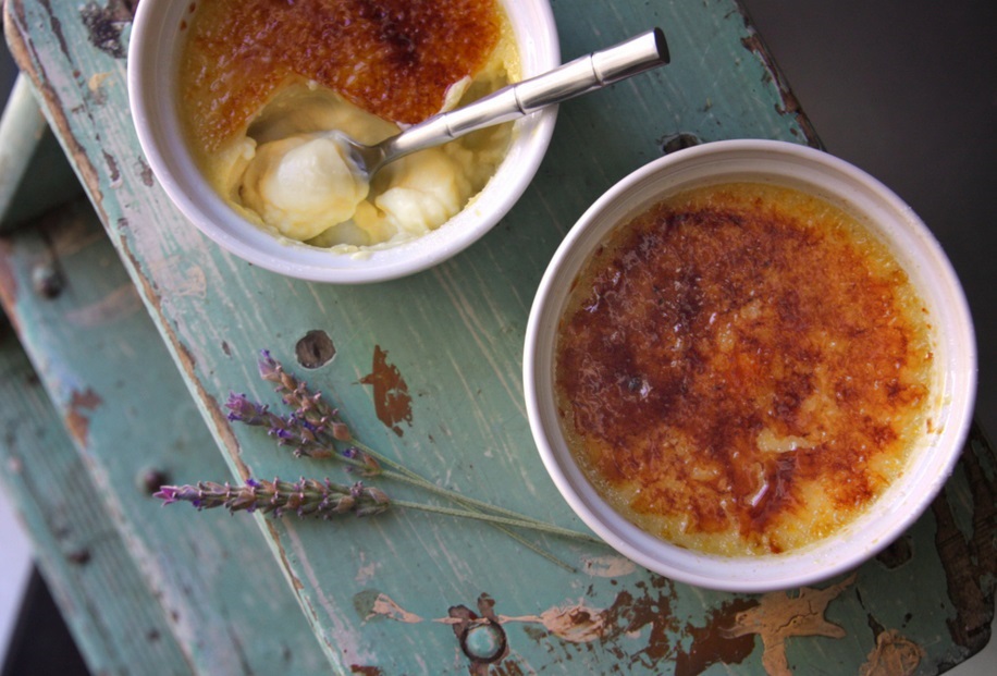 Valençay en crème brûlée