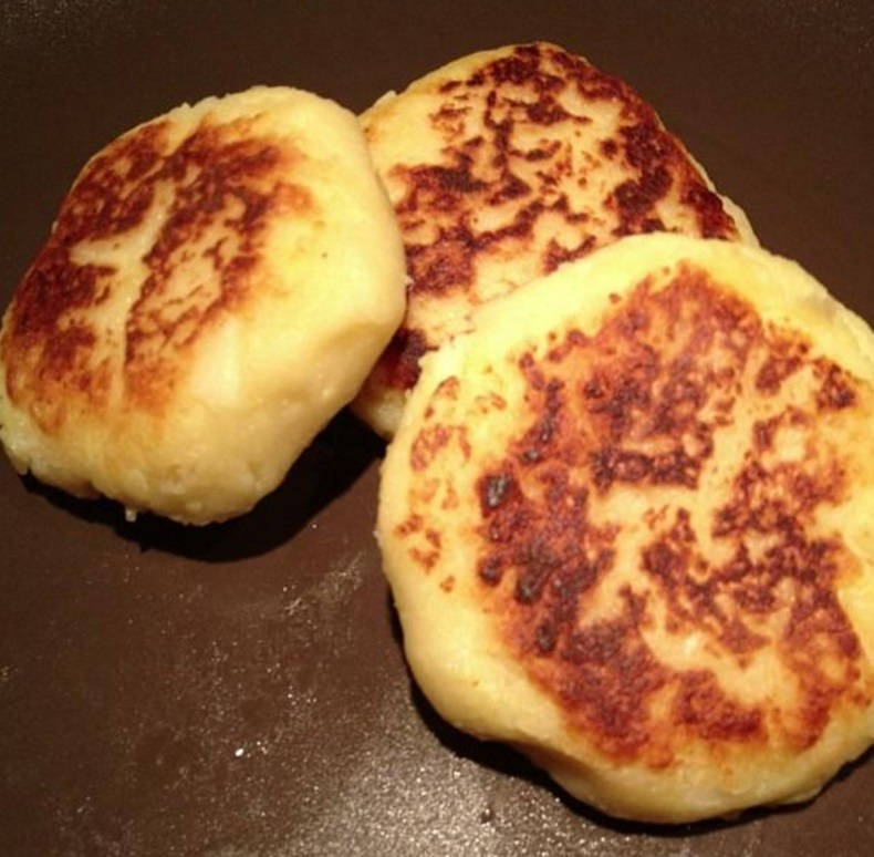 Galette retroussée au fromage blanc