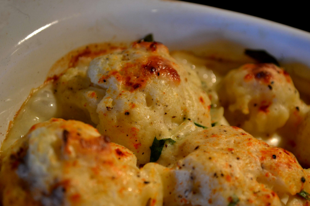 Gratin de chou-fleur à la Mornay - au Comté
