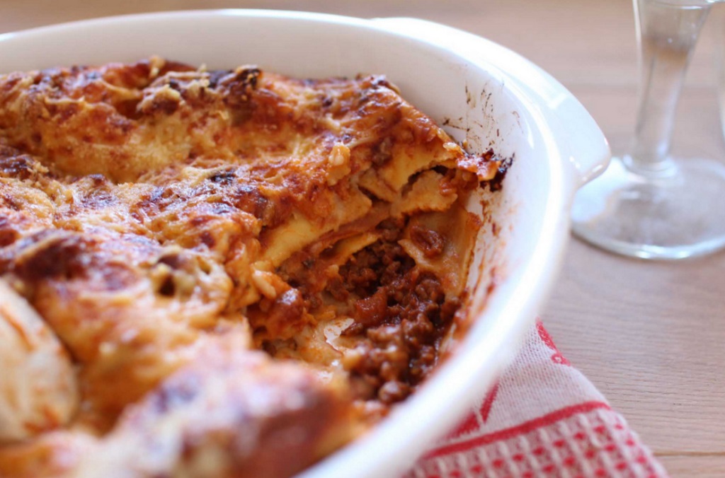 Lasagnes au four pâtissière à la Mozzarella et au Parmesan