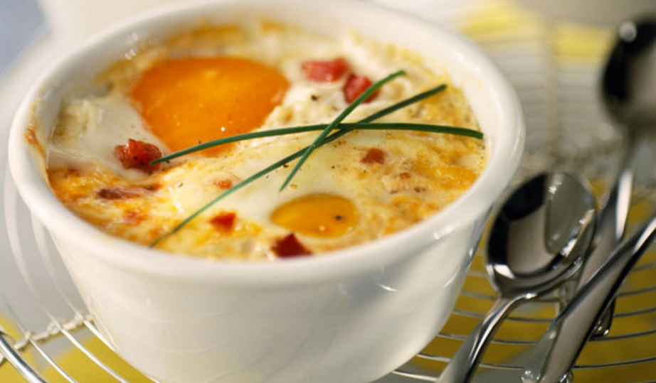 Oeufs en cocotte Orsi au Comté