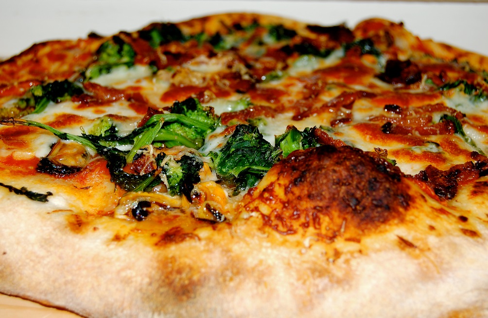 Pizza de maïs au Parmesan Reggiano