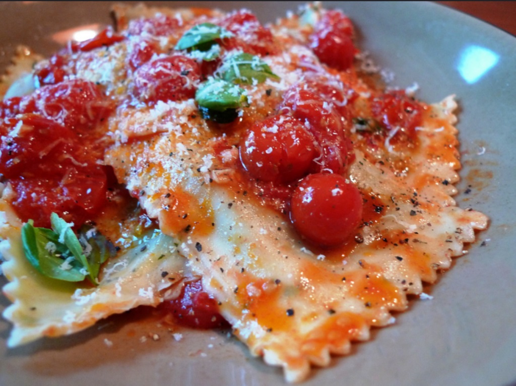 Tortellis à la lombarde au Parmesan râpé