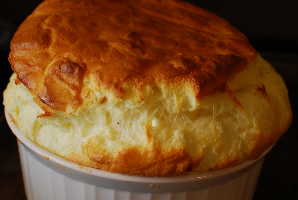 Soufflé au Cheddar, mode Kentucky