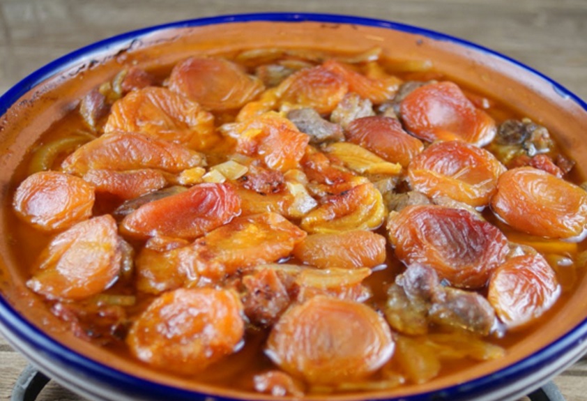 Bleu d'Auvergne sur tajine de lapin et safran