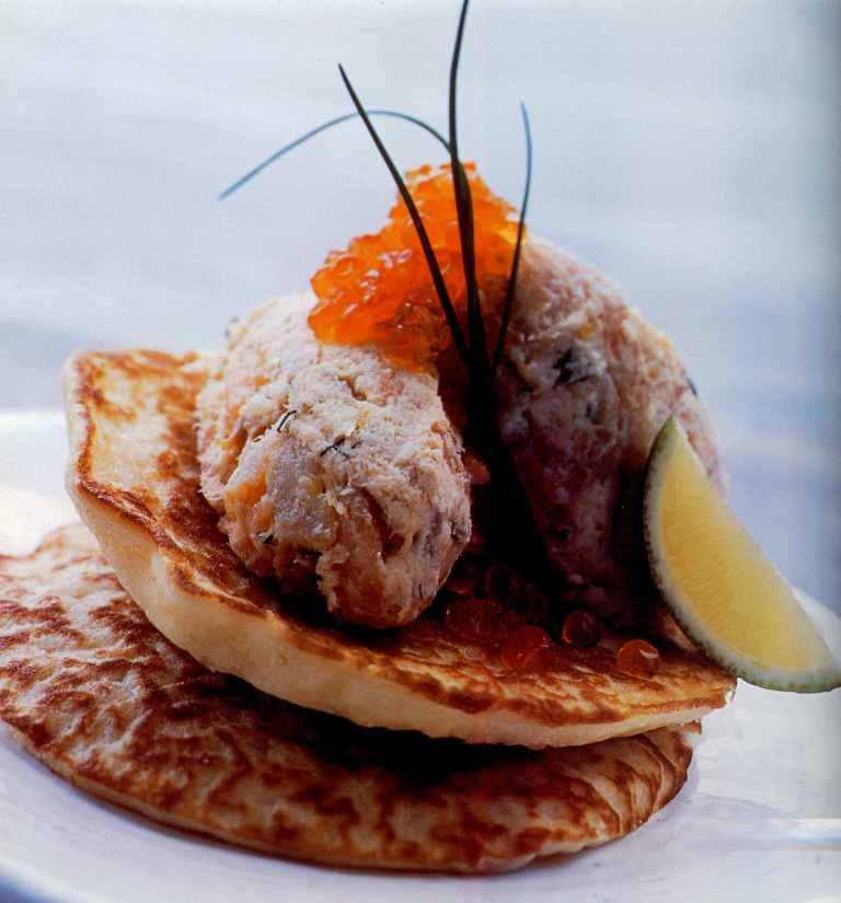 Tartare de poisson fumé et brousse