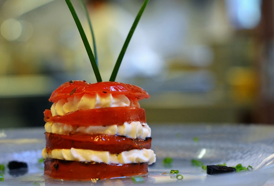 Valencay-tomates en mille-feuilles